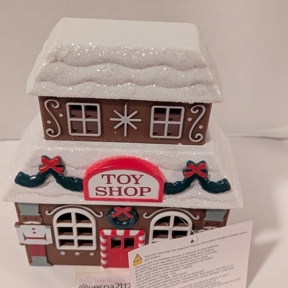 Target Bullseye Playground Christmas Village 3pc Cafe Toy Diner Gingerbread - Picture 11 of 13